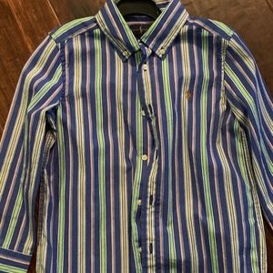 Size 5 polo button down Ralph Lauren